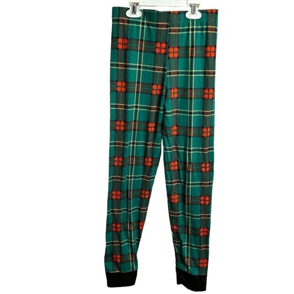 5 for $25🔥Green & Red Plaid Christmas Pajama Pants Size 10T - Picture 1 of 4